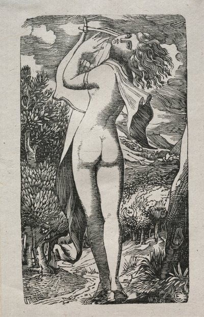 Bacchante eller The Player on The Lyre av Edward Calvert