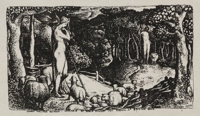 Ideell pastoralliv, 1829. av Edward Calvert