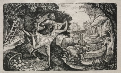The Cyder Feast: A Vision of Joy and Thanksgiving, 1829. av Edward Calvert