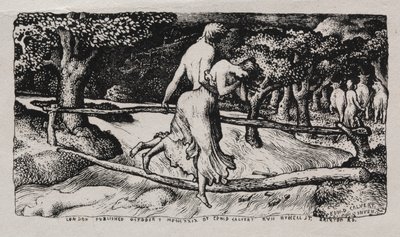 Flommen, 1829. av Edward Calvert