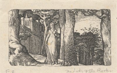 The Lady and the Rooks av Edward Calvert