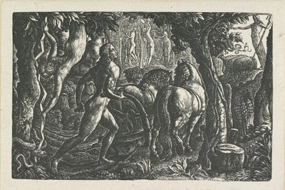 The Ploughman: Christian Ploughing the last furrow of life, 1827 av Edward Calvert