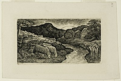 Sauene på dette beite av Edward Calvert