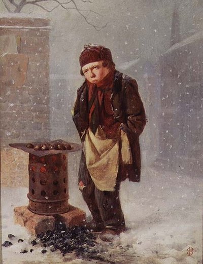 Kastanjeselgeren (olje) av Edward Charles Barnes