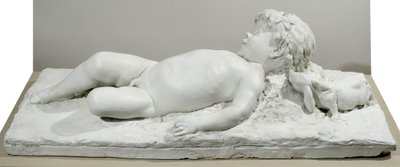 Sovende faun (gips) av Edward Clark Potter