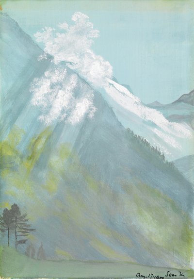 Saas-Fee, Sveits av Edward Clifford