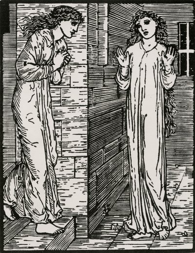 Kommer til den første søsteren av Edward Coley (after) Burne Jones