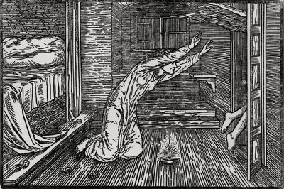 Cupid går bort av Edward Coley (after) Burne Jones