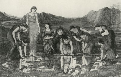 Venus speil av Edward Coley (after) Burne Jones