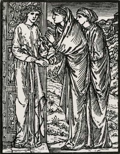 Andre besøk av Edward Coley (after) Burne Jones