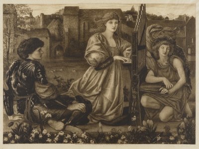 Kjærlighetssangen av Edward Coley Burne-Jones