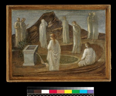 En drøm om ni muser av Edward Burne Jones