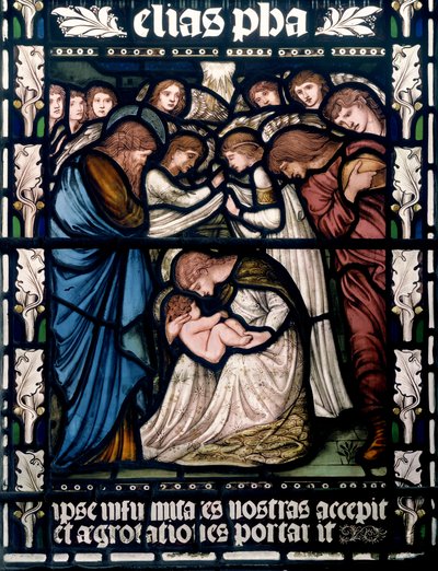 Die Geburt Christi (1876) von Edward Burne Jones