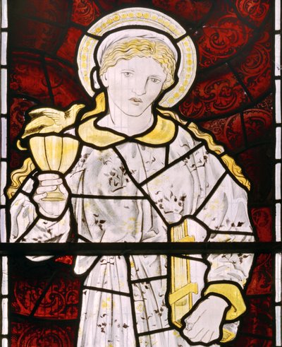 Bicester, Morris, Marshall, Faulkner & Co, Edward Burne-Jones, Faith, 1866 av Edward Burne Jones