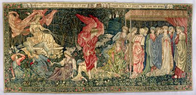 Passing of Venus, designet i 1901 og vevd i 1926 (ull-, silke- og linteppe) av Edward Burne Jones
