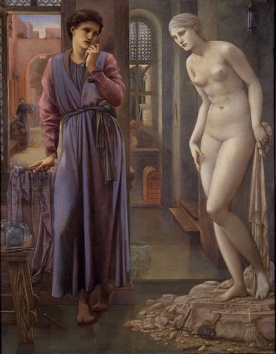 Pygmalion og bildet - The Hand Refrains, 1878 av Edward Burne Jones