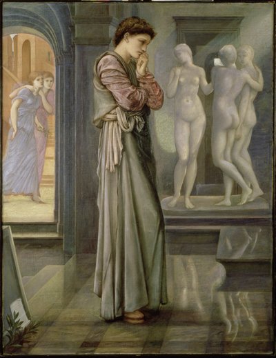 Pygmalion and the Image: The Heart Desires, 1868 av Edward Burne Jones