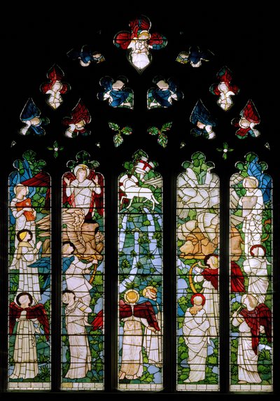 Rivers Of Paradise, 1875 av Edward Burne Jones