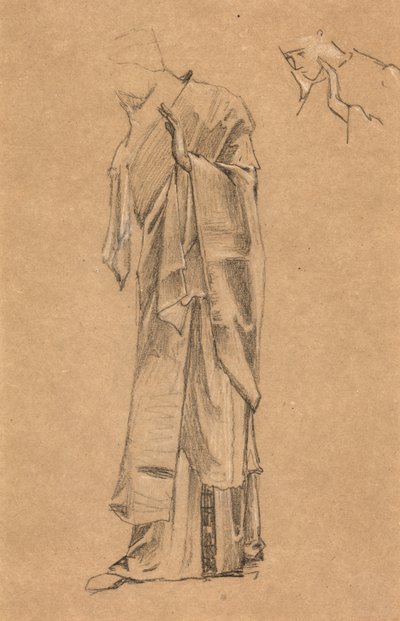 Studie assosiert med "The Dream of Lancelot" av Edward Burne Jones