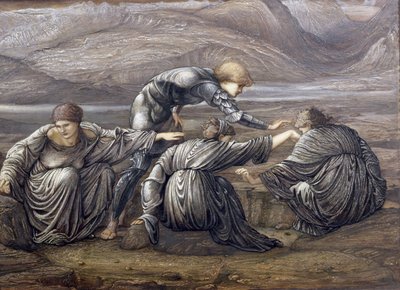 Studie for Perseus and the Graiae, 1880 (se også 80764) av Edward Burne Jones