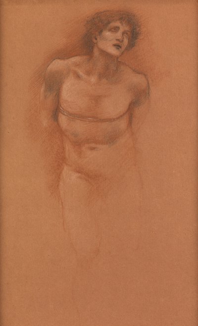 Studer for kjærlighetsfiguren i "The Car of Love" av Edward Burne Jones