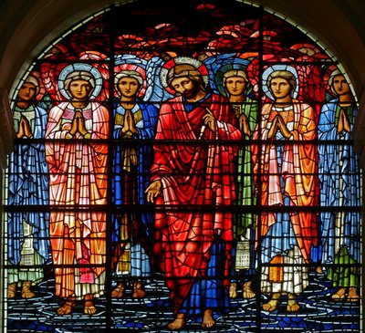 The Ascension, 1885-1897 (farget glass) av Edward Burne Jones