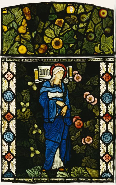Den hellige jomfru Maria, Morris & Co. av Edward Burne Jones