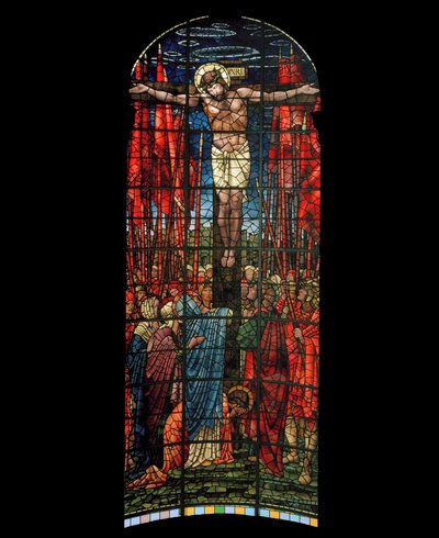 The Crucifixion Window, 1888 (farget glass) av Edward Burne Jones