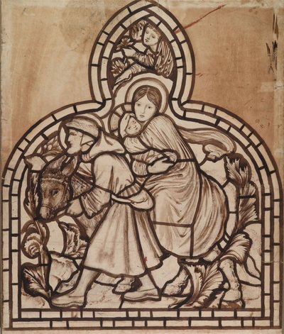 Flykten til Egypt av Edward Burne Jones