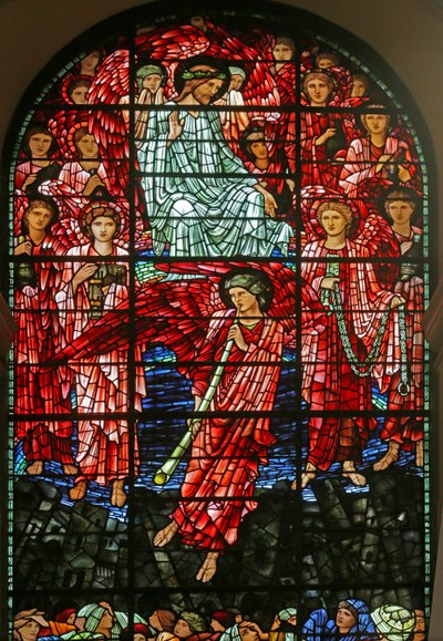 The Last Judgement, 1885-1897 (farget glass) av Edward Burne Jones
