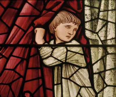 The Last Judgment Window, detalj, 1897 (farget glass) av Edward Burne Jones