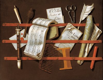 Brevstativ, ca 1698 av Edward Collier