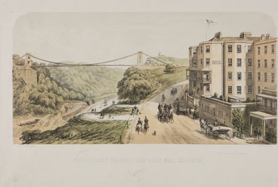 Suspension Bridge, fra Sion Hill, Clifton, ca. 1875 av Edward Colston Lavars