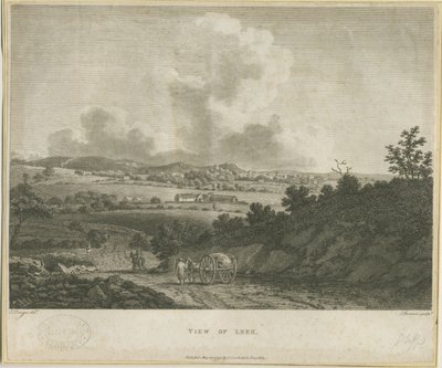 Leek Town: gravering, nd [c 1795] av Edward Dayes