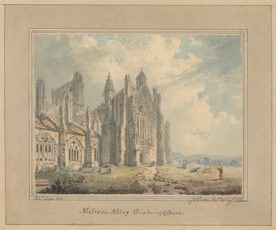 Melrose Abbey, Roxburghshire av Edward Dayes