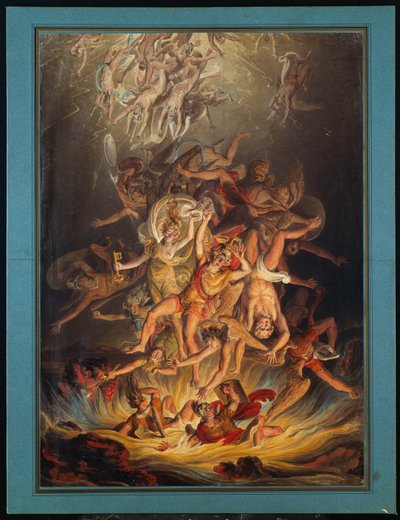 Englenes fall, 1798 av Edward Dayes