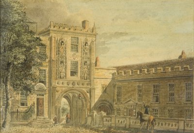 Nordutsikt over College Gateway av Edward Eyre