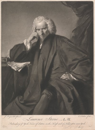 Laurence Sterne, AM av Edward Fisher