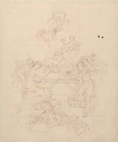 Allegori om maleri og litteratur av Edward Francis Burney