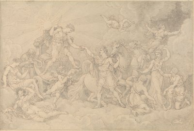 Apollo og Phaeton av Edward Francis Burney