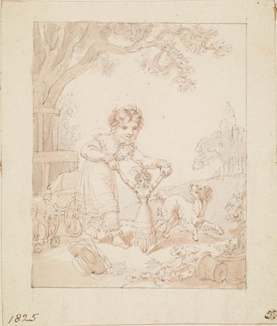 Illustrasjon for Den nye dukken: Uten tittel av Edward Francis Burney
