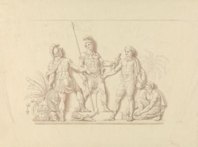 Putting Arms in Hands of the Indians av Edward Francis Burney