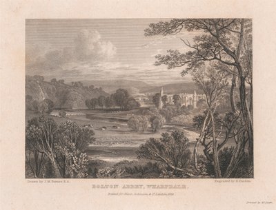 Bolton Abbey, Wharfdale av Edward Francis Finden