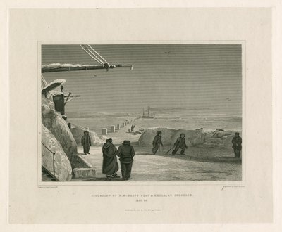 Situasjonen til HM Ships Fury og Hecla, ved Igloolik av Edward Francis Finden