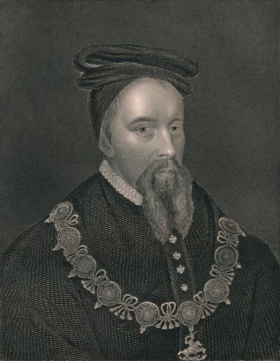 Thomas Stanley, jarl av Derby, tidlig på midten av 1800-tallet. av Edward Francis Finden