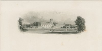 Trentham Hall: stålgravering, og [midten av 1800-tallet] (trykk) av Edward Francis Finden