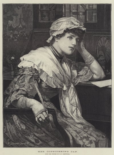Hennes vurderende Cap av Edward Frederick Brewtnall