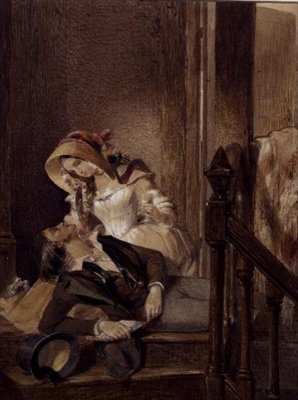 A Swoon (akvarell) av Edward Henry Corbould