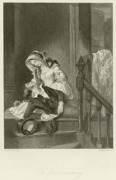 Det første møtet av Edward Henry Corbould