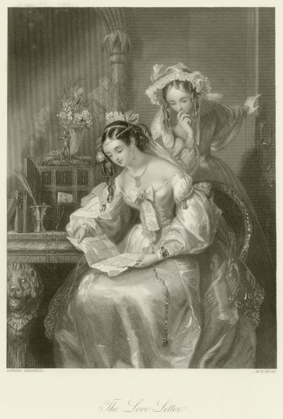 Kjærlighetsbrevet av Edward Henry Corbould